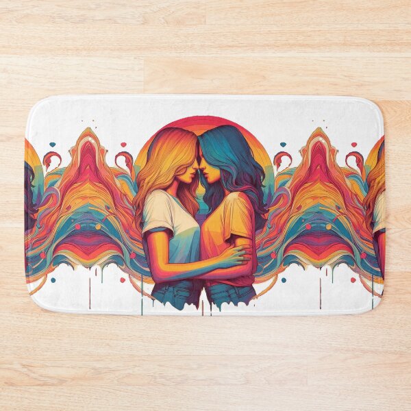 Item preview, Lesbian Valentines Day Art designed and sold by LesbianLoveShop.