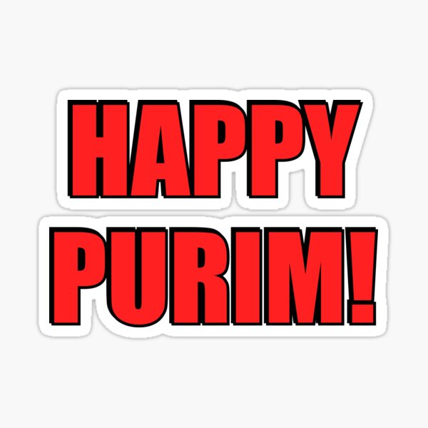 Item preview, HAPPY PURIM Jewish holiday designed and sold by Inspirationmotivation.