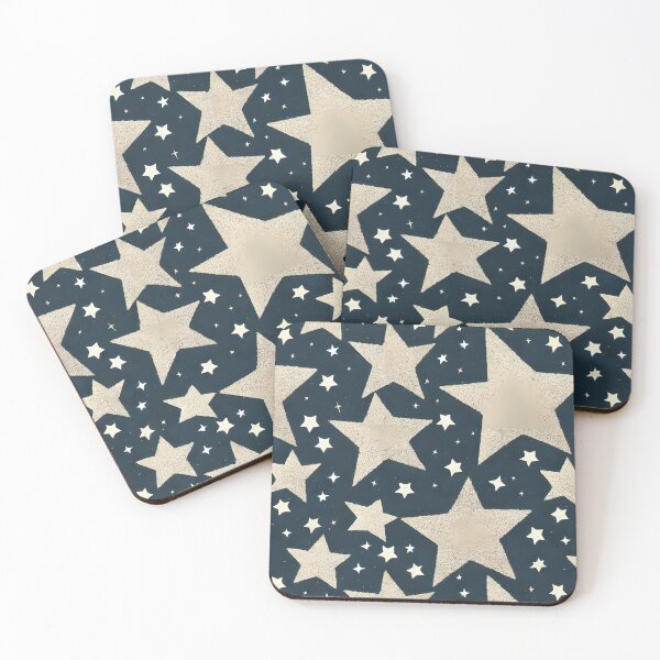 Item preview, White Stars - Seamless Pattern designed and sold by Chubuter.