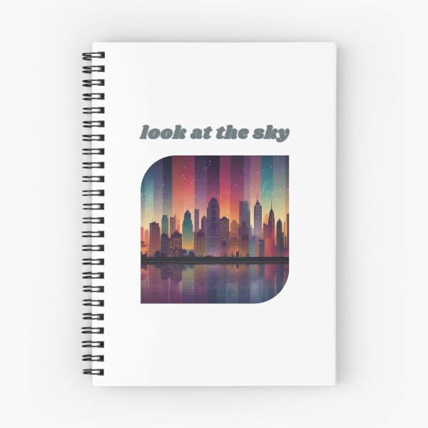 Item preview, Abstract artpiece, skyscrapers, rust, fantasy river, night, stars, designed and sold by Coolparrotgirl.