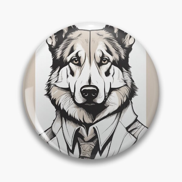 Item preview, Perro distinguido: pastor alemán husky vestido designed and sold by mentokc.