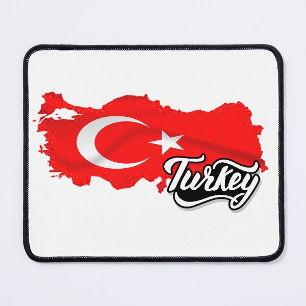 Item preview, Turkey Türkiye Country Flag Map designed and sold by Orsik.