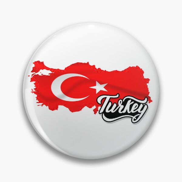 Item preview, Turkey Türkiye Country Flag Map designed and sold by Orsik.