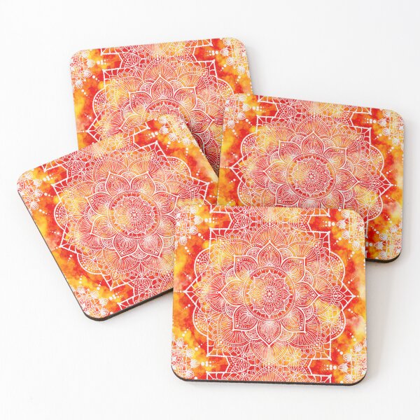 Item preview, Fire Mandala, buddhist, lotus, abstract art designed and sold by MayGreenAbgrall.