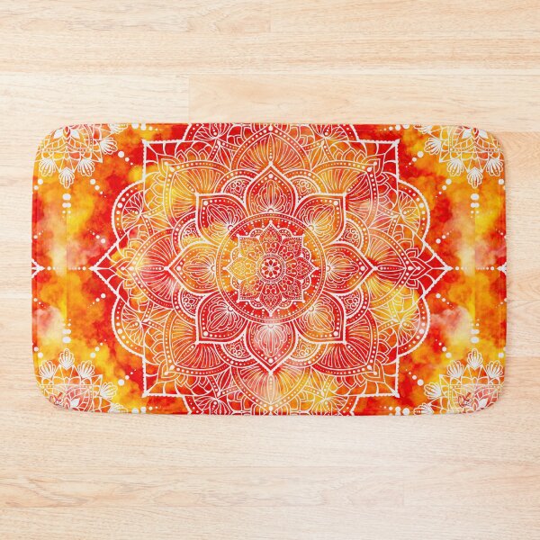 Item preview, Fire Mandala, buddhist, lotus, abstract art designed and sold by MayGreenAbgrall.