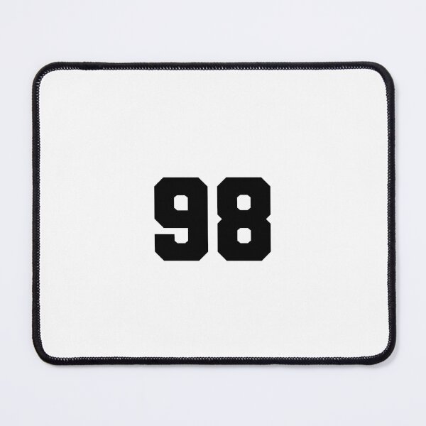 Item preview, 98, ninety eight, black, soccer league designed and sold by Numbers-Art.
