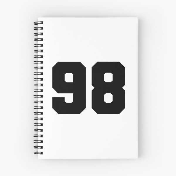Item preview, 98, ninety eight, black, soccer league designed and sold by Numbers-Art.