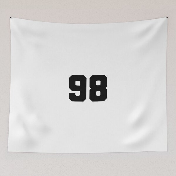 Item preview, 98, ninety eight, black, soccer league designed and sold by Numbers-Art.