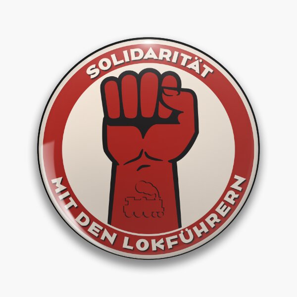 Item preview, Solidarity with the train drivers designed and sold by Dunkelflaute.