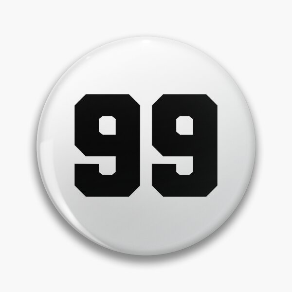 Item preview, 99, ninety nine, black, soccer league designed and sold by Numbers-Art.