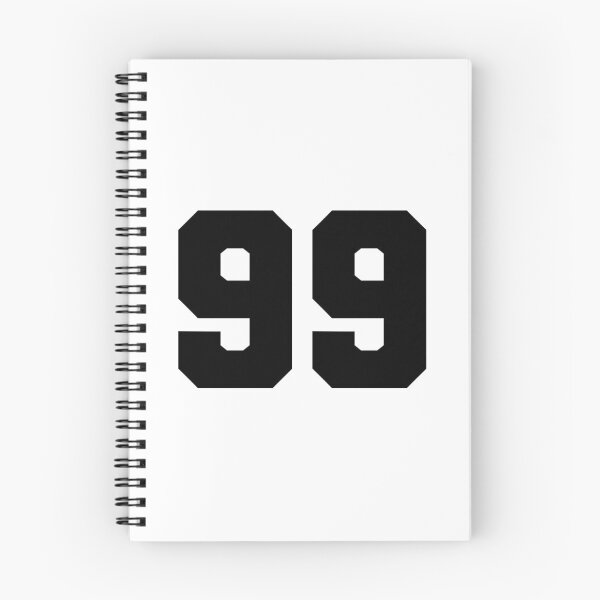 Item preview, 99, ninety nine, black, soccer league designed and sold by Numbers-Art.