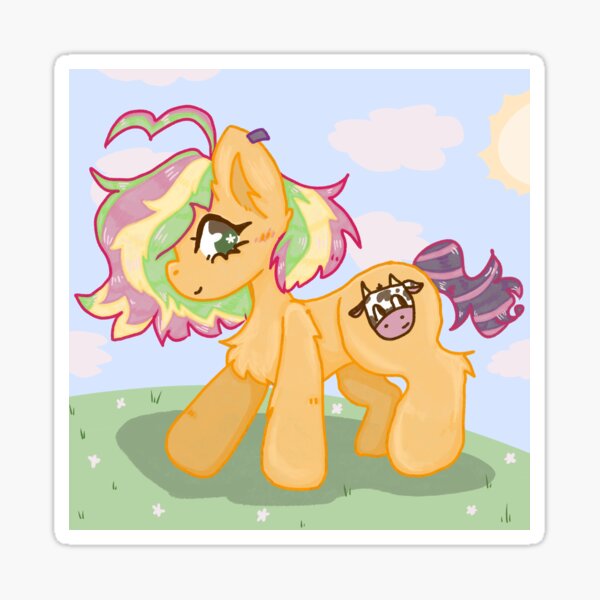 patchy lacow Sticker