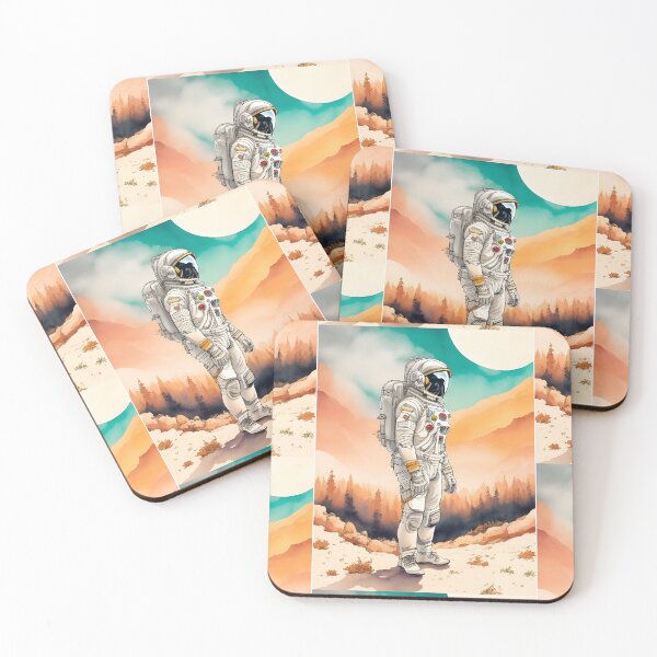 Item preview, Exploring the Unknown: Astronaut on Alien Terrain designed and sold by MillennialVibe.