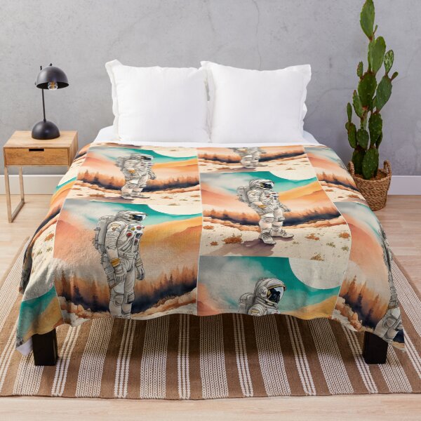 Item preview, Exploring the Unknown: Astronaut on Alien Terrain designed and sold by MillennialVibe.