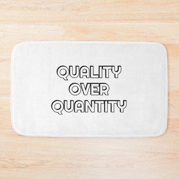 Item preview, Quality Over Quantity designed and sold by Inspirationmotivation.