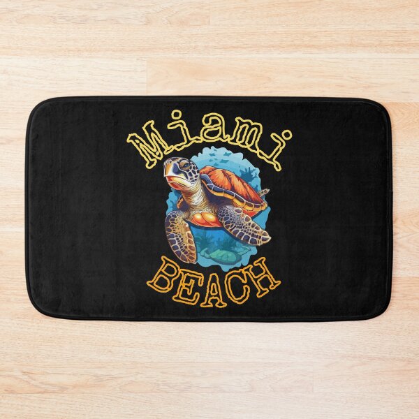 Item preview, Miami Beach Sea Turtle Spring Break Colorful Design designed and sold by EarthArtDesigns.
