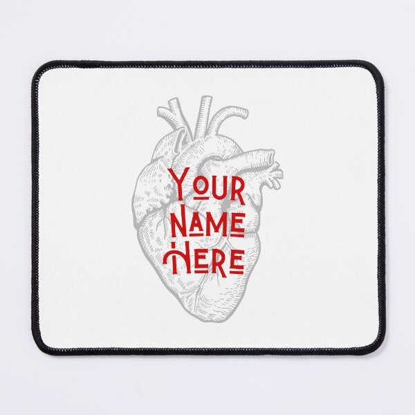 Item preview, Your name here, heart designed and sold by mimirocker.