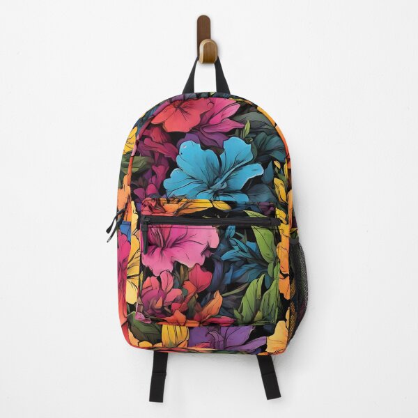 Item preview, Snapdragon flower pattern in rainbow colors designed and sold by WAUZ.