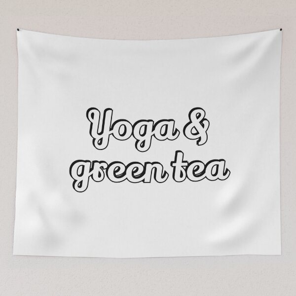Item preview, Yoga and Green Tea designed and sold by Inspirationmotivation.