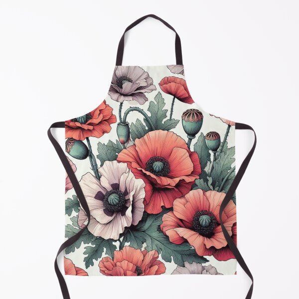 Item preview, Beautiful Poppy Pattern Clip Art designed and sold by LindaV44.