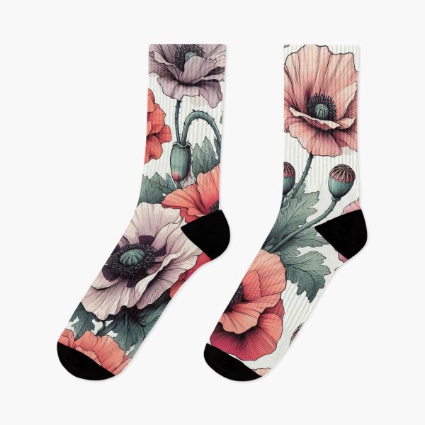 Item preview, Beautiful Poppy Pattern Clip Art designed and sold by LindaV44.