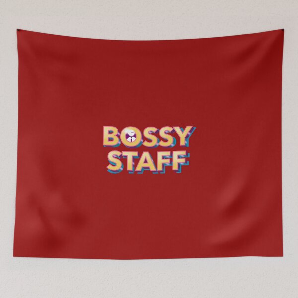 Item preview, Bossy Staff 3D Lettering designed and sold by AMGraphicStudio.
