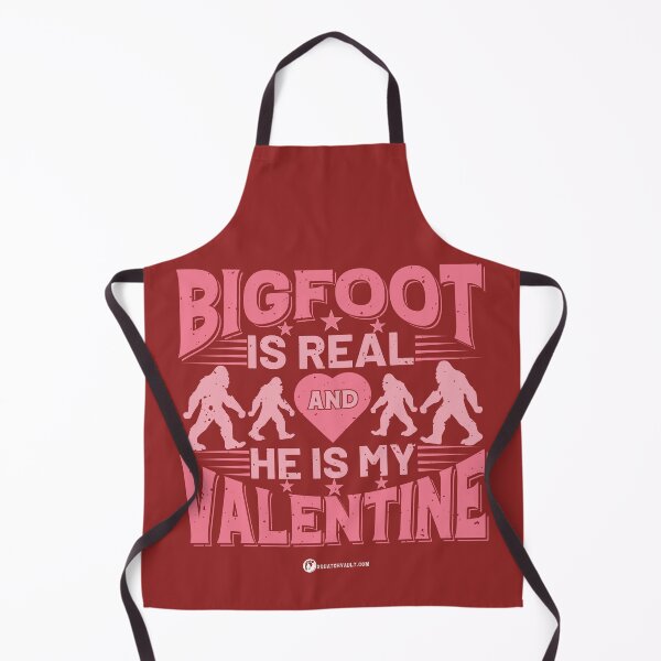 Item preview, Bigfoot Is Real and He Is My Valentine designed and sold by Crypto Tography.