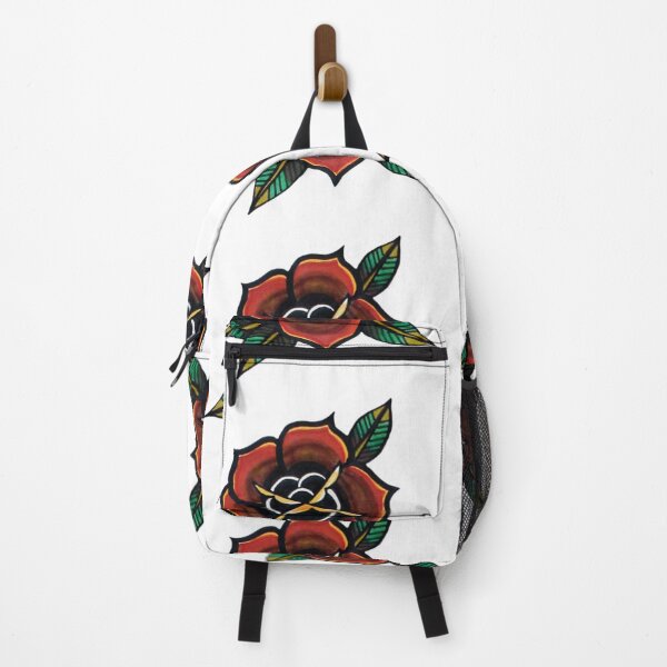 Item preview, Traditional rose tattoo designed and sold by emeteneme.