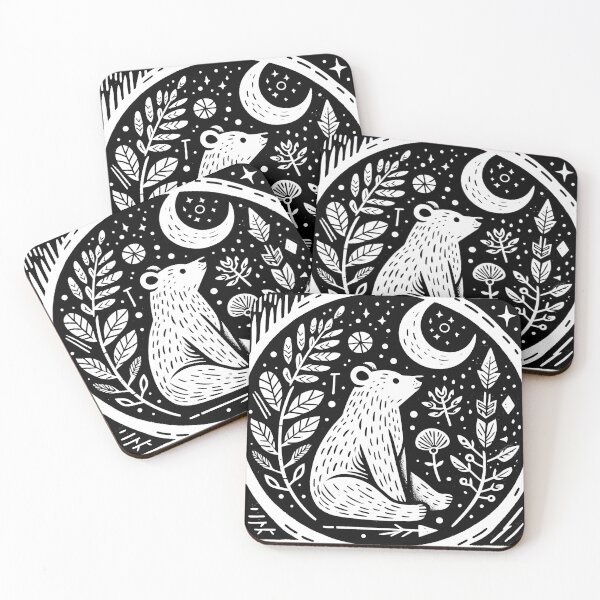 Item preview, Bear in forest designed and sold by atkindesign.