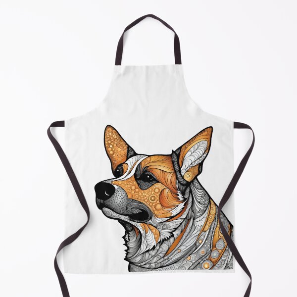 Item preview, Whimsical Red Heeler designed and sold by vcalemine.