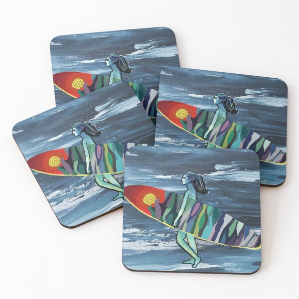 Item preview, Lady surfer designed and sold by catcurio.