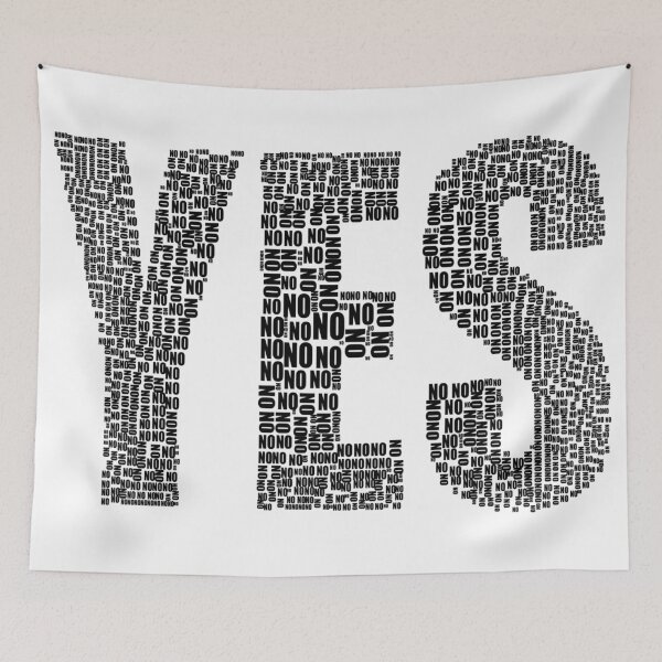 Item preview, YES Text Art designed and sold by 7venty.