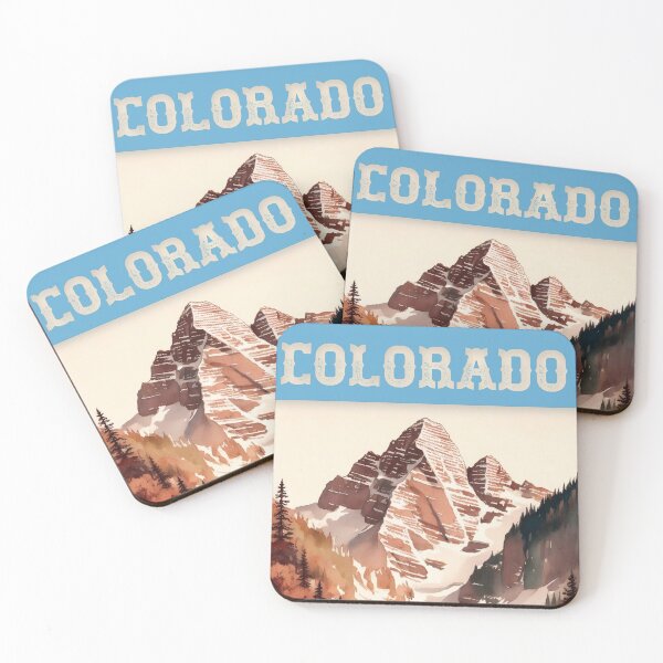 Item preview, Discover Maroon Bells: Vintage Style Colorado Travel Poster designed and sold by MillennialVibe.
