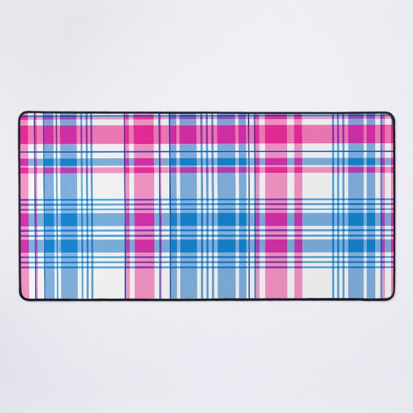 Item preview, Preppy Pink and Blue Plaid: Classic Tartan Pattern Design designed and sold by David Balzen.