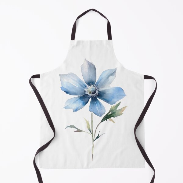 Item preview, Pastel Blue Watercolor Cornflower Wildflower designed and sold by MeowcuryRising.