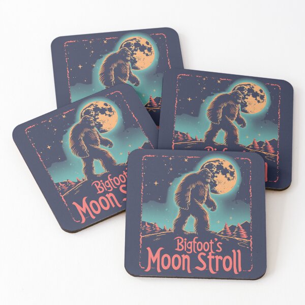 Item preview, Funny Bigfoot and Moon Sasquatch Belive  designed and sold by WildPalette-Art.