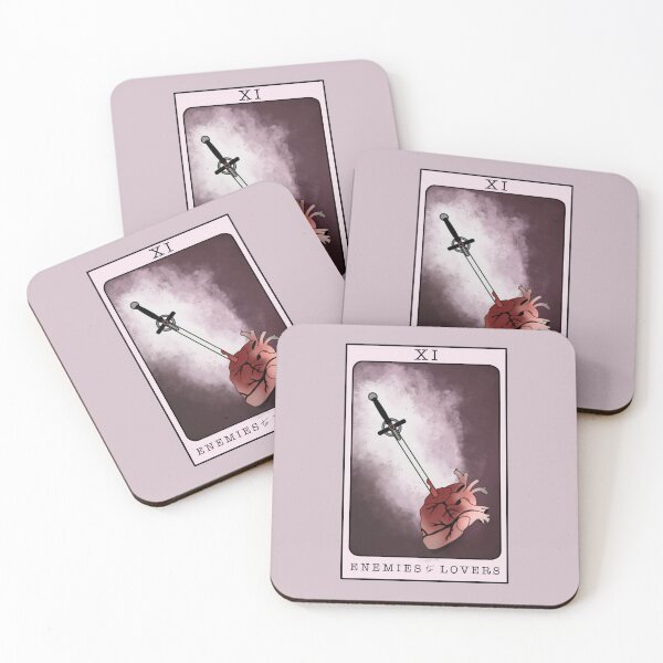 Item preview, Enemies to Lovers Tarot card designed and sold by tziggles.