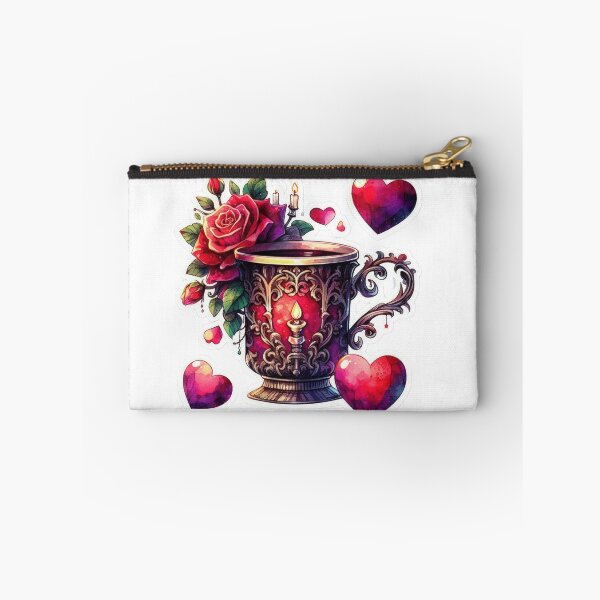 Item preview, Gothic cup valentines day goth Sticker designed and sold by Expressions-Sel.