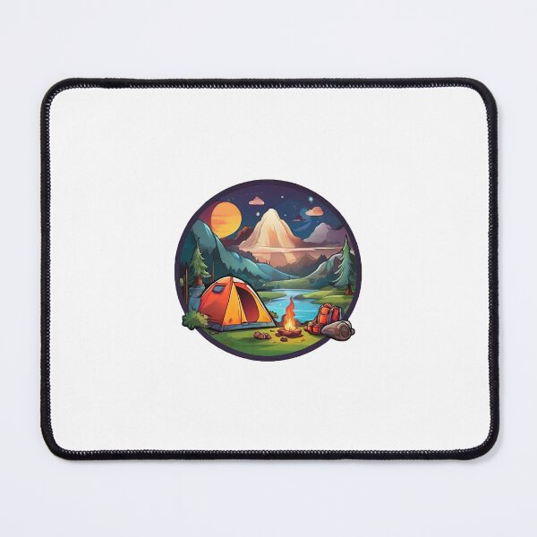 Item preview, Moonlit Summit: A Camper's Dream designed and sold by Daniel Haddad.