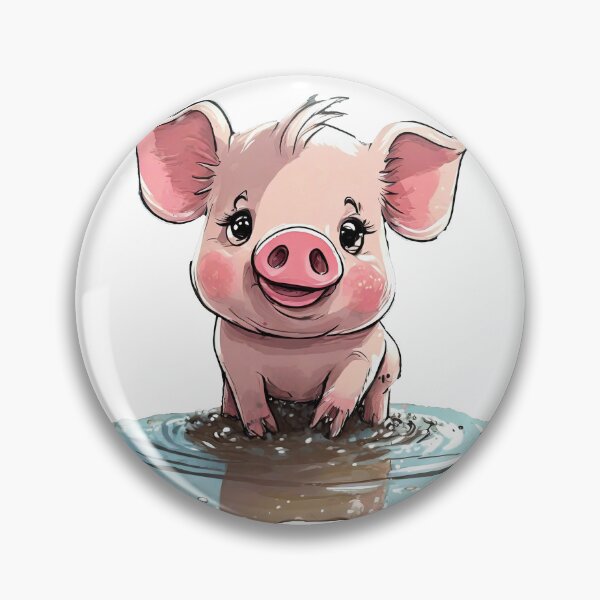 Item preview, Piglet Splashing designed and sold by omerfdln34.