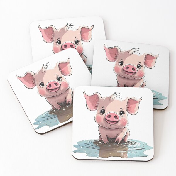 Item preview, Piglet Splashing designed and sold by omerfdln34.