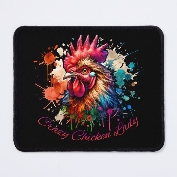 Item preview, Crazy Chicken Lady designed and sold by SeledineArt.