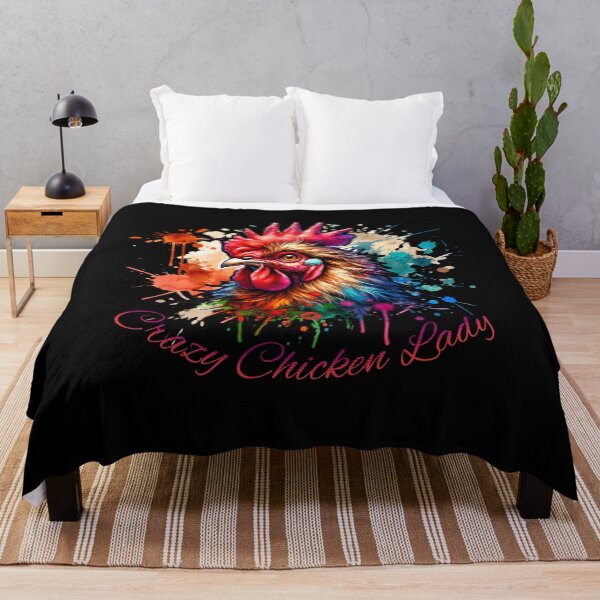 Item preview, Crazy Chicken Lady designed and sold by SeledineArt.