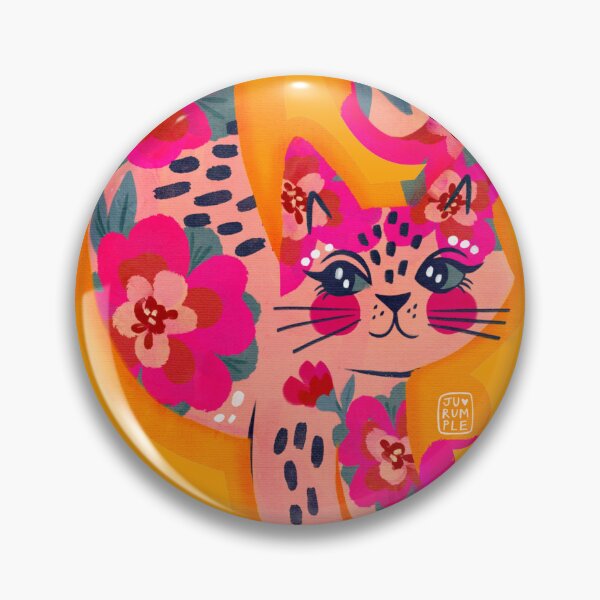 Item preview, Flower kitty designed and sold by jurumple.