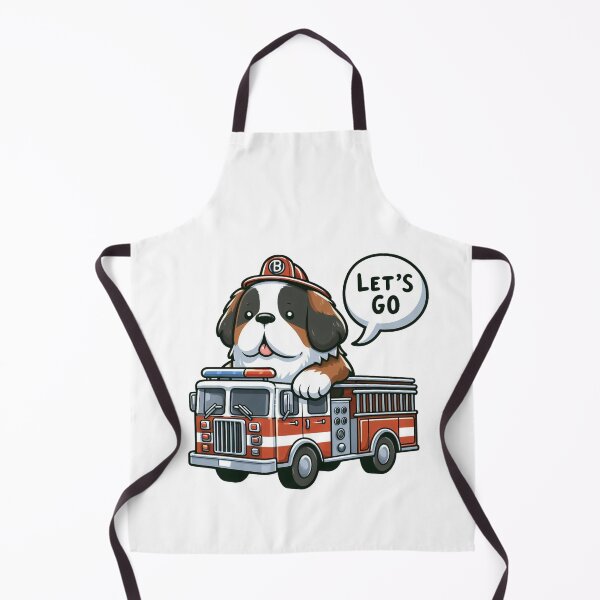 Item preview, Fire Truck Dog designed and sold by LemuellTrends.