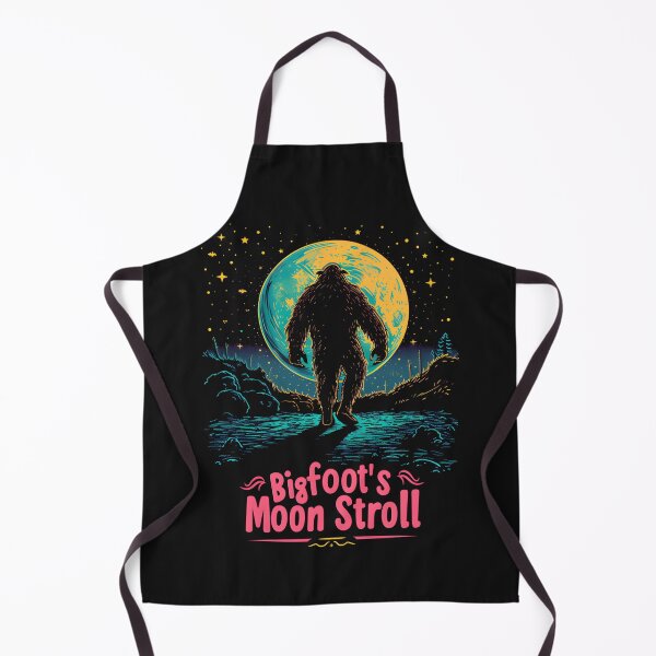 Item preview, Funny BigFoot and Moon  designed and sold by WildPalette-Art.