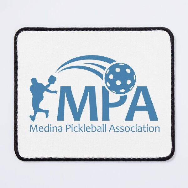 Artikelvorschau, Medina Pickleball Association Blau entworfen und verkauft von Medina-Pickleball.