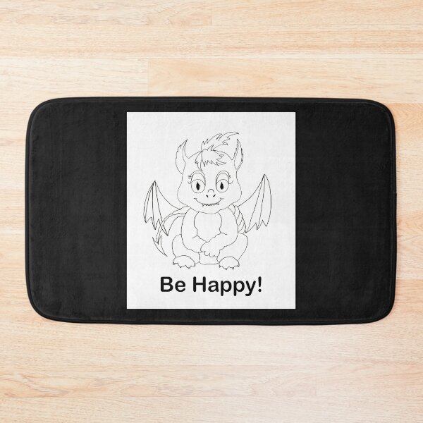 Item preview, BE HAPPY! wishes you the little dragon designed and sold by GL/gittalandgraf.