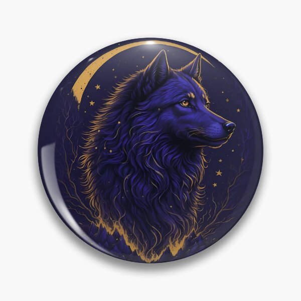 Item preview,  Starry Night Wolf  designed and sold by PolygonPinnacle.