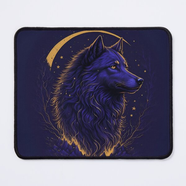 Item preview,  Starry Night Wolf  designed and sold by PolygonPinnacle.